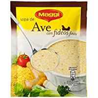 Maggi Sopa de Ave con Fideos Finos - Sopa Deshidratada - Pack de 9x78g
